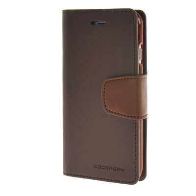 

MOONCASE чехол для iPhone 6 (4.7") PU Leather Flip Wallet Card Slot Stand Back Cover Coffee