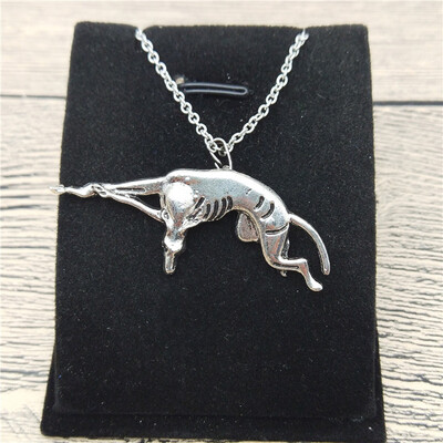 

New Italian Greyhound Necklace Trendy Style Spanish Grey Hound Whippet Pendant Necklace Women Fashion Pet Dog Jewellery