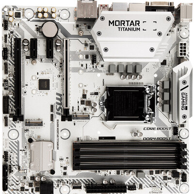 

MSI B360M MORTAR TITANIUM Titanium Edition Gaming "Chicken" Motherboard Intel B360LGA 1151