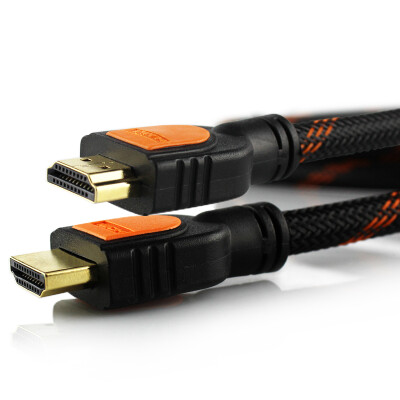 

Haile HY-51H-1.5M Gold-plated version of the HDMI digital high-definition line 1.4 version / 3D TV cable / 4K high-definition video cable 1.5 meters