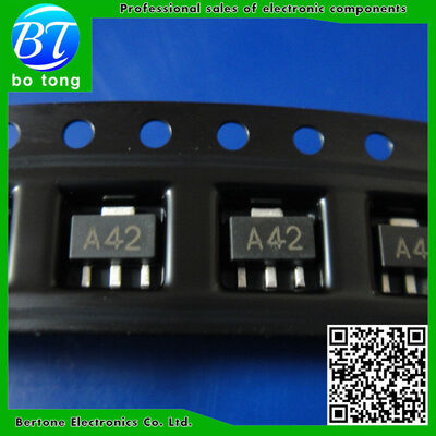 

Free shipping 20PCS/LOT MMBTA42 A42 MARKING: A42 SOT-89 SMD transistor