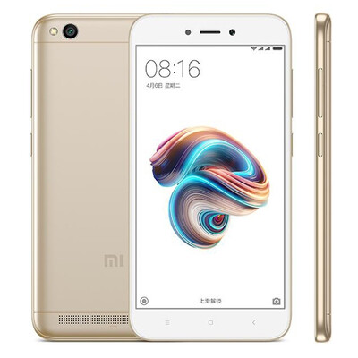 

Xiaomi Redmi 5A 4G Smartphone Global Version 5.0-дюймовый MIUI 8 Snapdragon 425 Quad Core 1,4 ГГц 2 ГБ ОЗУ 16 ГБ ROM 13.0MP Задняя камера 3