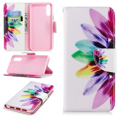 

BEFOSPEY Painting PU LeatherSoft TPU Card Slot Stand Wallet Case For Huawei P2058"