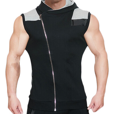 

MECH-ENG Mens Hoodies Sweatshirt Sleeveless Workout Gym Vest Bodybuilding Muscle Casual Tank Top 7334