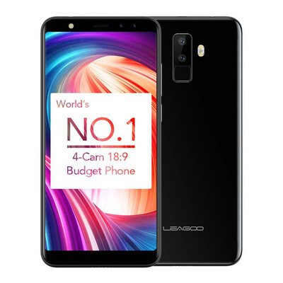 

Leagoo M9 5.5-дюймовый смартфон 18: 9 HD-экран Четыре камеры 2GB 16GB MTK6580A Duad core Android 7.0 2850mAh Touch ID