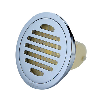 

Submarine TY50-12 copper deodorant round floor drain chrome bright surface deodorant floor drain automatic seal