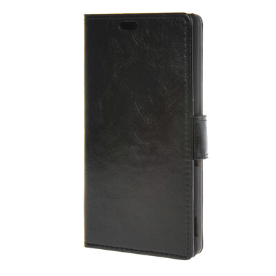 

MOONCASE Smooth PU Leather Flip Wallet Card Slot Bracket Back чехол для Sony Xperia M4 AQUA Black