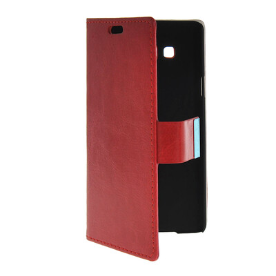 

MOONCASE Slim Leather Side Flip Wallet Card Slot Pouch with Kickstand Shell Back чехол для Samsung Galaxy A7 Red