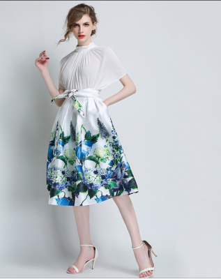 

Lovaru ™ women's 2015 autumn new flower belt waist skirts tutu skirts hiqh quanlity