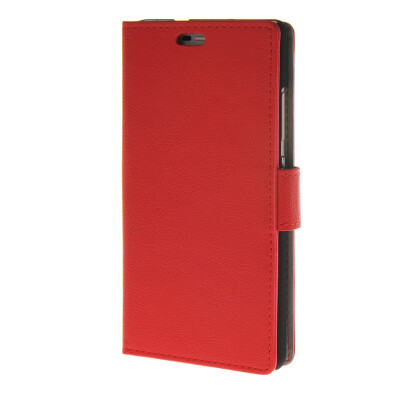 

MOONCASE Simple Leather Flip Wallet Card Slot Stand Back чехол для Huawei Ascend P8 lite Red