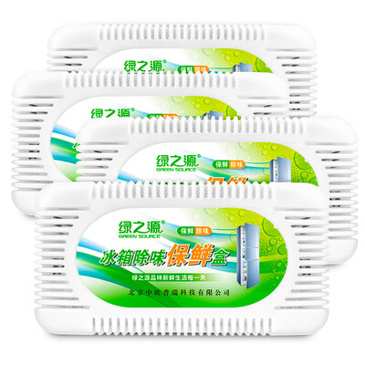 

Green source of the refrigerator in addition to the taste of the refrigerator in addition to taste in addition to odor odor activated carbon charcoal hardcover 4 boxed