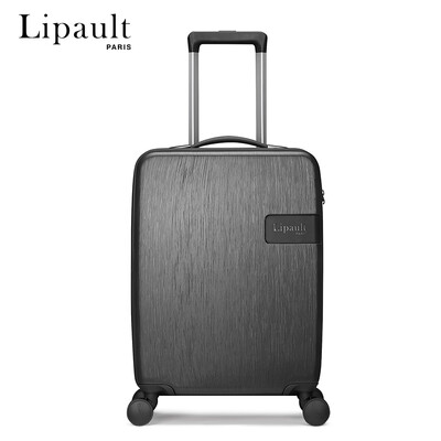 

Lipault suitcase sleek minimalist universal wheel trolley case 25 inch men&women travel suitcase boarding hard box AU916002 charcoal gray