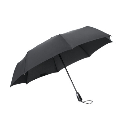 

Netease carefully selected folding automatic umbrella to increase reinforcement men&women casual fashion business travel wind&rain shade sunscreen automatic open dual-use umbrella black