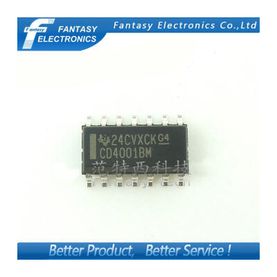 

5PCS CD4001BM96 SOP14 CD4001BM SOP CD4001 SMD new and original IC free shipping