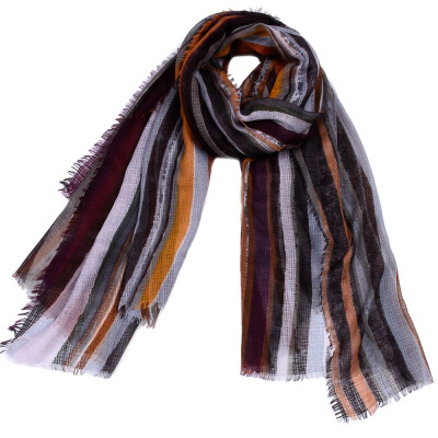 

Cotton Linen Striped Shawl Scarf Super Soft Long Lightweight Scarves For Women Men Boys Girls Gentlemen Lady Male Female Stoles