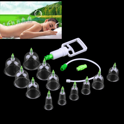 

Chinese Great Medical Body Healthy Care 12Cups Kit Cupping Therapy Cups