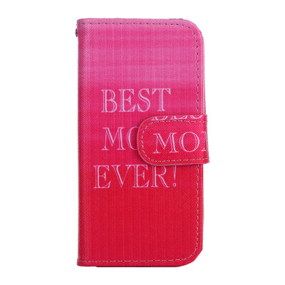 

MOONCASE Case for iPhone 5G / 5S Flip PU Card Holder Leather Wallet Foldable Stand Feature Pouch Cover No.A03