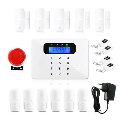 

Беспроводная GSM и SMS охранная сигнализация с системой обнаружения движения Gate Intruder Sensor Control Приложение ios Android