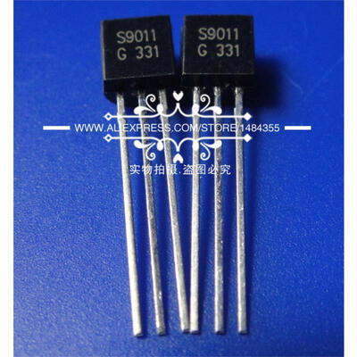 

Free shipping 200pcs/lot S9011G S9011 0.03A/30V NPN transistor TO-92
