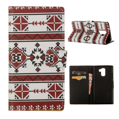 

MOONCASE ЧЕХОЛ ДЛЯ Huawei Honor 7 Flip PU Leather Fold Wallet Card Slot Kickstand Back [Pattern series] /a19