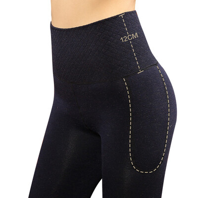 

Antarctic (Nanjiren) NJR955 high waist abdomen mention hip plus velvet thickening one pant