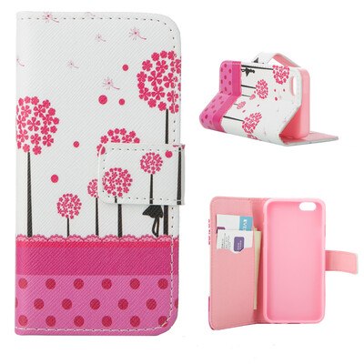 

MOONCASE Case for iPhone 5G / 5S Flip PU Leather Fold Wallet Card Slot Kickstand Back Case Cover [Pattern series] /a01
