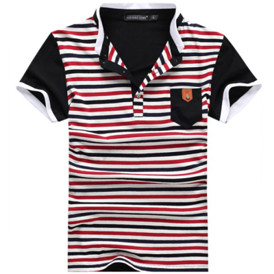 

Zogaa Summer Korean Mens T-shirt Stand Collar Short Sleeve