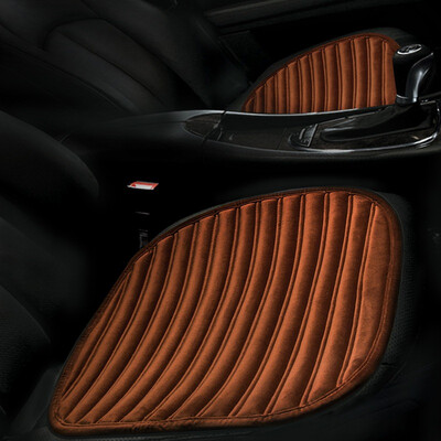 

MUBO MUBO car seat four seasons universal tourmaline health mat small square pad front row single seat cushion breathable free binding seat cushion coffee color single piece - single seat