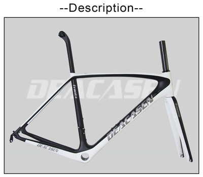

2018 Deacasen 4952545658 Carbon Road Frame Cycling Bicycle Racing Frameset FrameForkSeatpostHeadset Clamp Bsa68Bb30Pf30