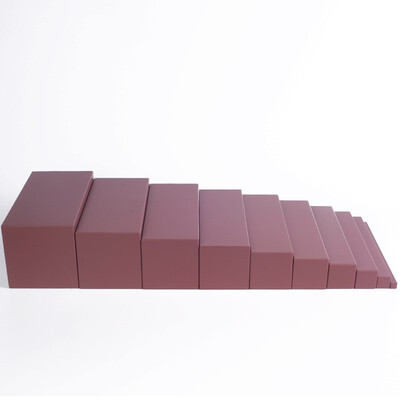

New Wooden Montessori Family Version Brown Stair Width 07 cm to 7 cm Early Childhood Education Preschool Training Baby Giftsal