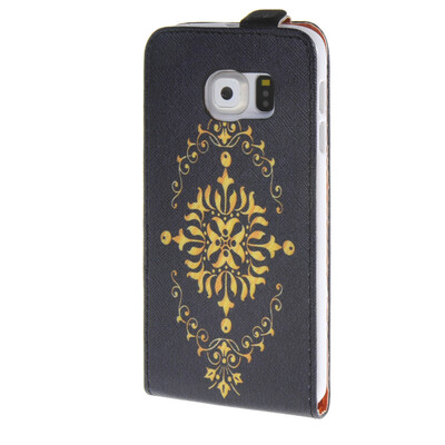 

MOONCASE Samsung Galaxy S6 Edge ЧЕХОЛ ДЛЯ Leather Bottom Flip Pouch [Pattern series] /a04