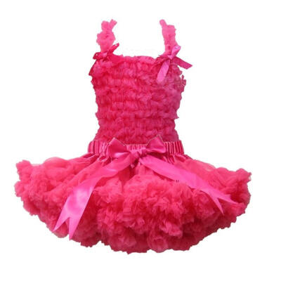

Buenos Ninos Girl's Pure Chiffon Dance Pettiskirt Tutu Set 11 Colors