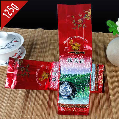 

TOP 125g Anxi TieGuanYin Премиум Зеленый чай Весна Китайский галстук Гуань Инь 1725 Тикуанин лучший чай улун