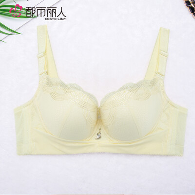 

Urban Beauty Special Offer Underwear 34 Cup Medium Mould Cup Sexy Lace Comfort Gathered Bra 088625 Milk Yellow 3475B Cup