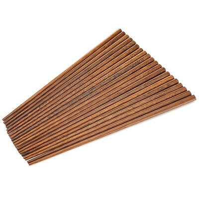 

Darleong red sandalwood chopsticks Japanese mahogany chopsticks 10 double loaded KZ103