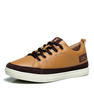 

PLAYBOY brandLow topSneakersCrocodile patternFashional British retro&Korean styleAthleisureMens shoes