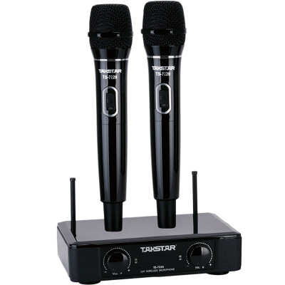 

Victory (TAKSTAR) TS-7220 a two-U wireless microphone home wedding host KTV stage conference microphone black