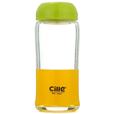 

Jingdong Supermarket] Xileu glass car travel portable cups high borosilicate heat-resistant hand cup pink BL-1676