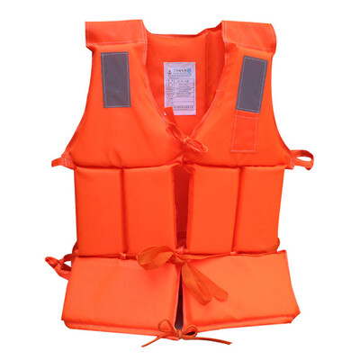 

TANHAO adult life jacket buoyancy vest outdoor fishing vest swimming drifting snorkeling suit with whistle reflective strip thic