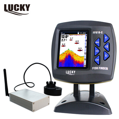 

LUCKY FF918-CWLS Color Screen Boat Fish Finder 300m980ft wireless operating range fishing wireless remote control