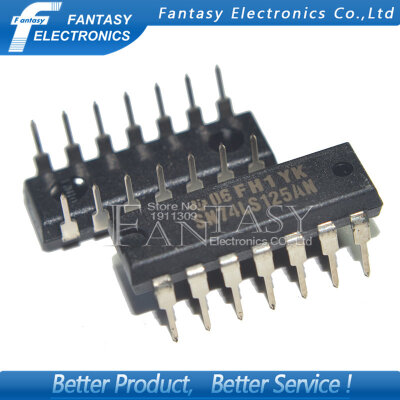 

10PCS SN74LS125AN DIP14 SN74LS125 DIP 74LS125AN 74LS125 new&original IC free shipping