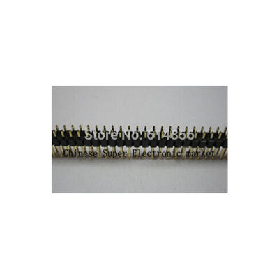 

200pcs 2.54mm 2x40 Pin Male Double Row Pin Header Strip
