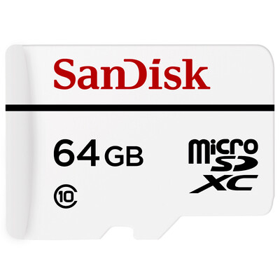 

SanDisk highly durable video surveillance memory card Micro SDXC 64GB driving recorder home surveillance camera memory card
