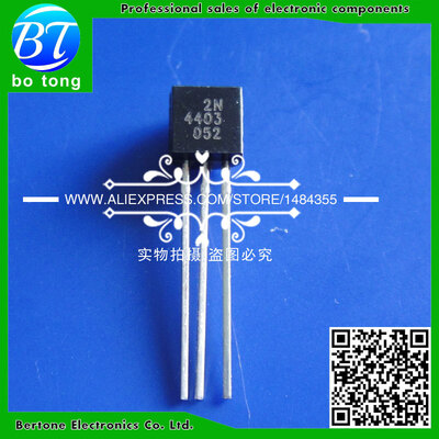 

50pcs/lot Free shipping 50 pieces / lot 2N4403 TRANS PNP 40V 0.6A TO-92