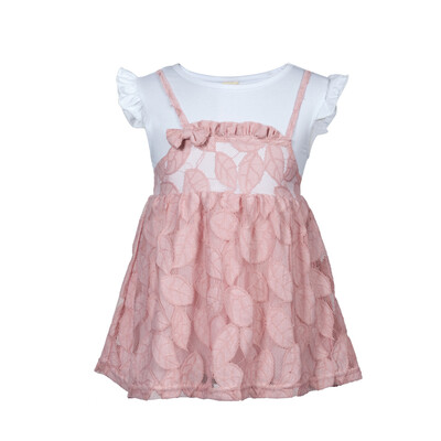 

Платье кружевное платье с коротким рукавом Платье вечернее платье Bowknot Cute Girl Dress