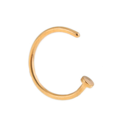 

Hot Stainless Steel Nose Open Hoop Ring Earring Body Piercing Studs Jewelry