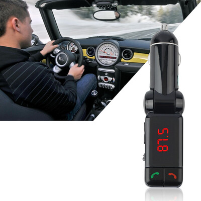 

ЖК Bluetooth автомобильный комплект FM-передатчик MP3 USB зарядное устройство громкой связи для iPhone