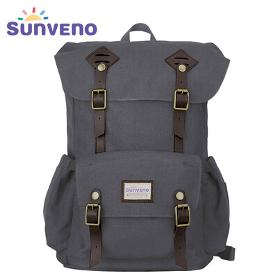 

SUNVENO Diaper Bag Multi-Function Daddy Travel Backpack Nappy Bags for Baby Care Large Capacity Stylish&Durable