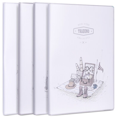 

Deli deli 4 16K80 travel records series soft copybook rubber sleeve student diary notebook notebook T1680