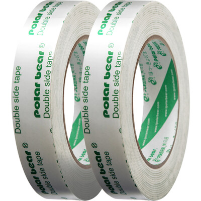 

Polar bear EZ-24 strong double-sided foam tape 24mm 5m easy to remove 2 pack sponge foam tape